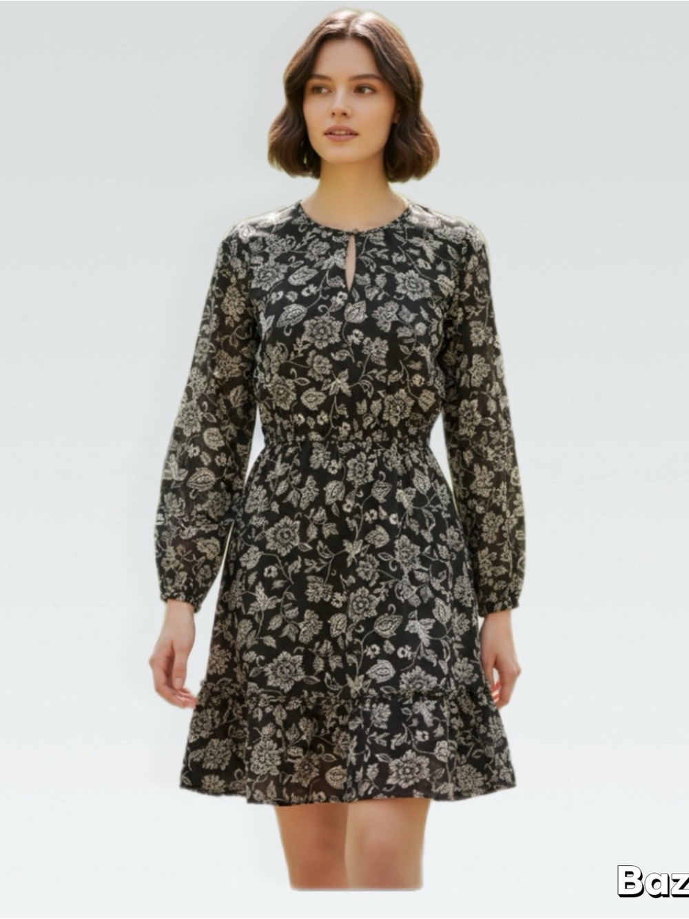 5 for $20 MIX N MATCH Black floral print dress